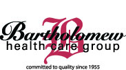 Bartholomew Logo Scroll