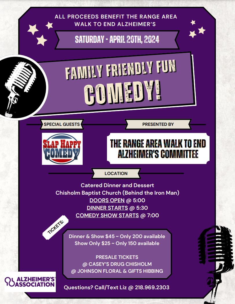 Range Area Comedy Night 4-20-24 Flyer