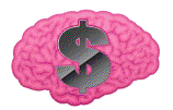 Brain with Dollar sign