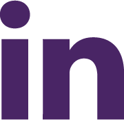 Linkedin Icon Purple
