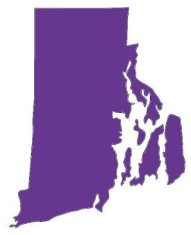 Rhode Island State Map Outline