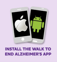 Install the Walk to End Alzheimer's App