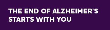 The end of Alzheimer's starts with you