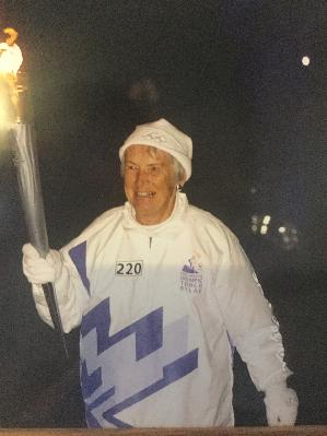 Mom Ford carrying the torch: 2002 Olympic Winter Games
