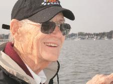 Dad boating on the Chesapeake in 2011
