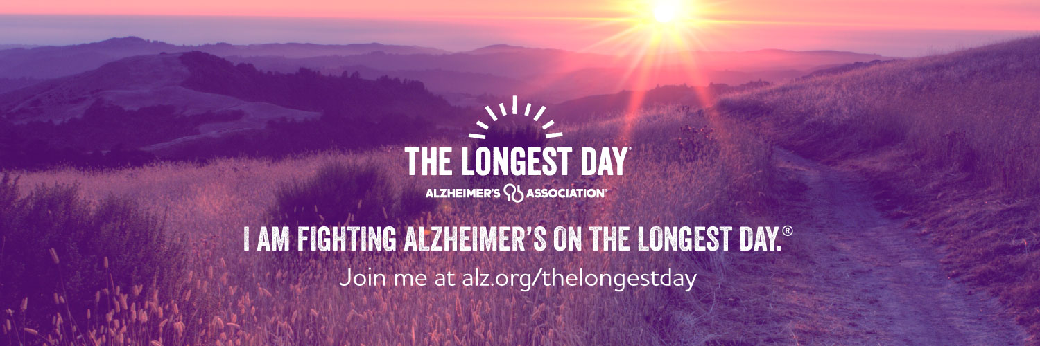 I am fighting Alzheimer's on The Longest Day. Join me at alz.org/thelongestday