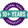 10+ Years Longevity badge