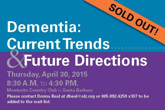 2015 Dementia Conference SOLD OUT