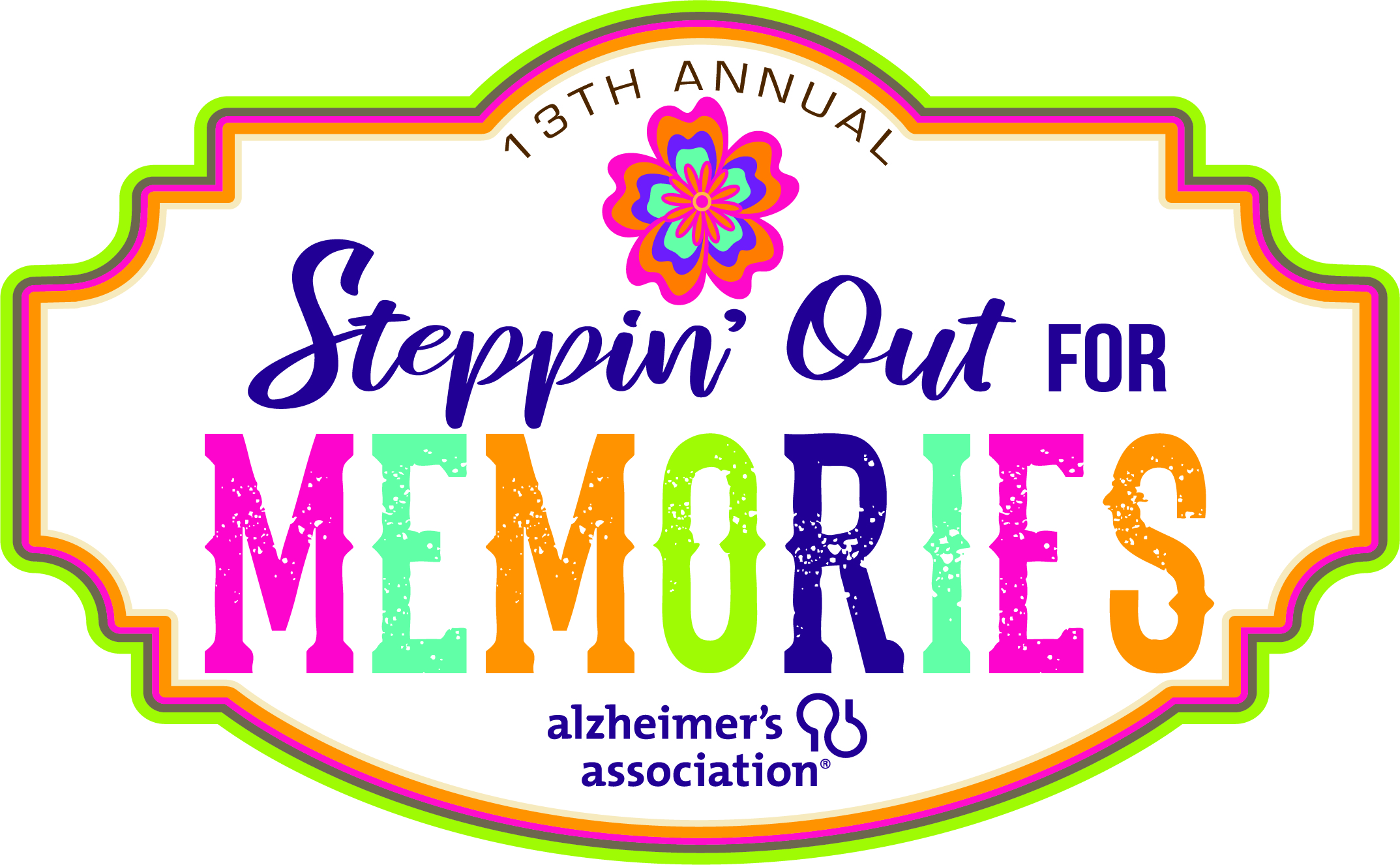 Steppin' Out for Memories 2019 Logo