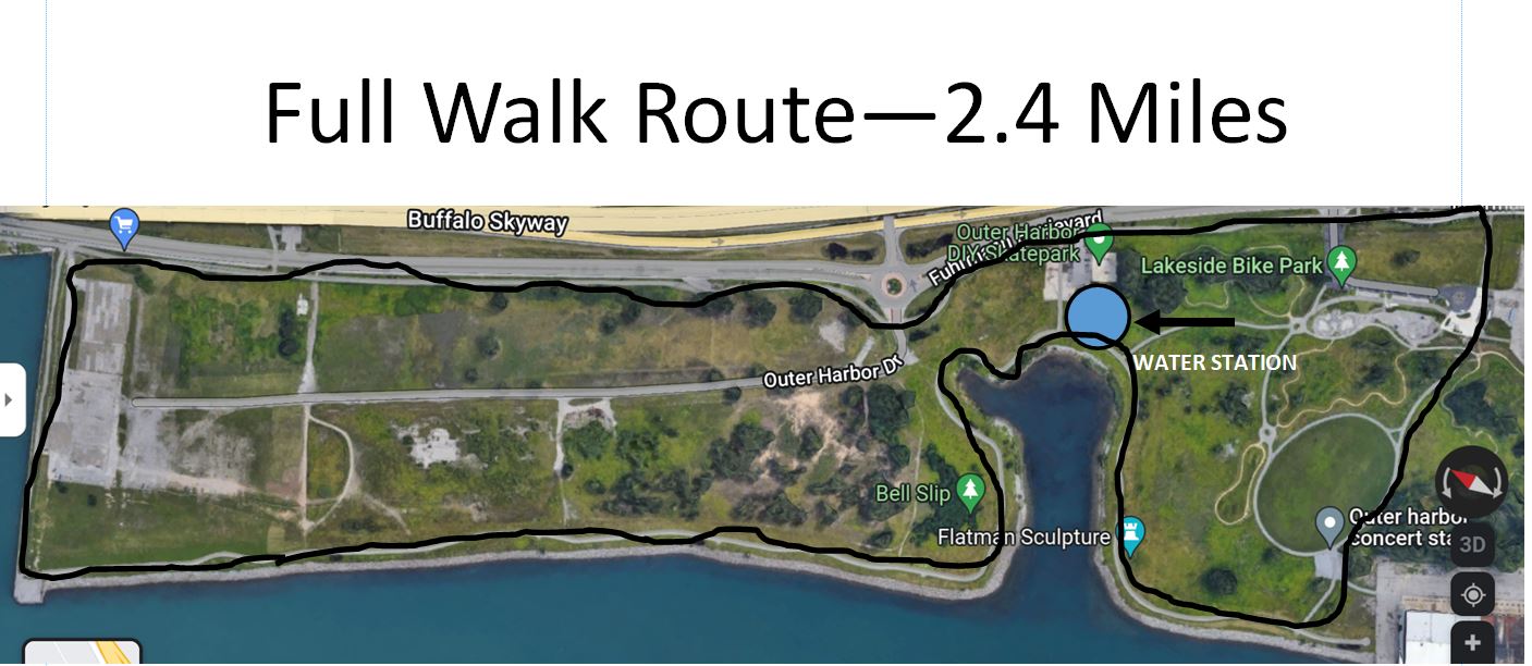 2022 Buffalo Walk Route