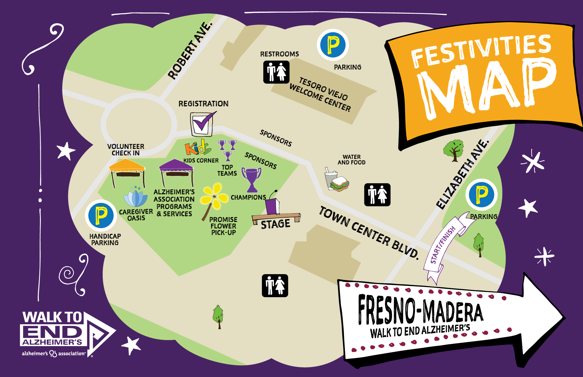 Fresno Festivities Map 2022