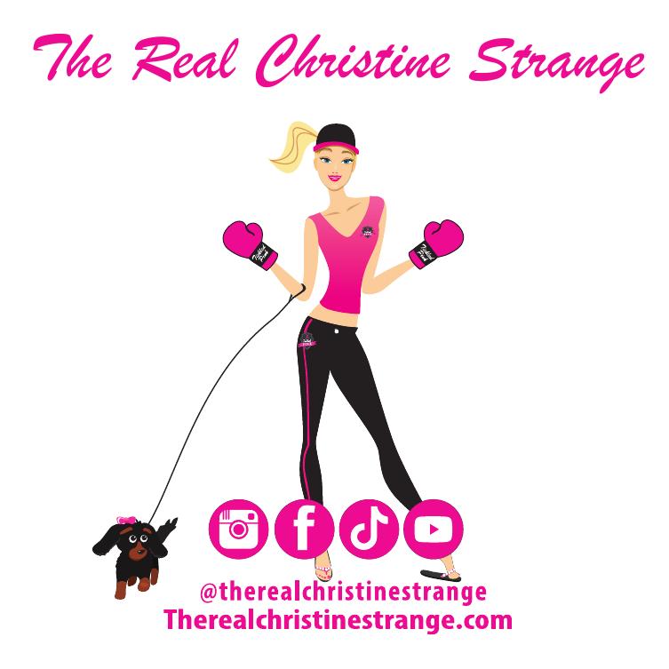 2022 The Real Christine Strange dancing with the stars logo.