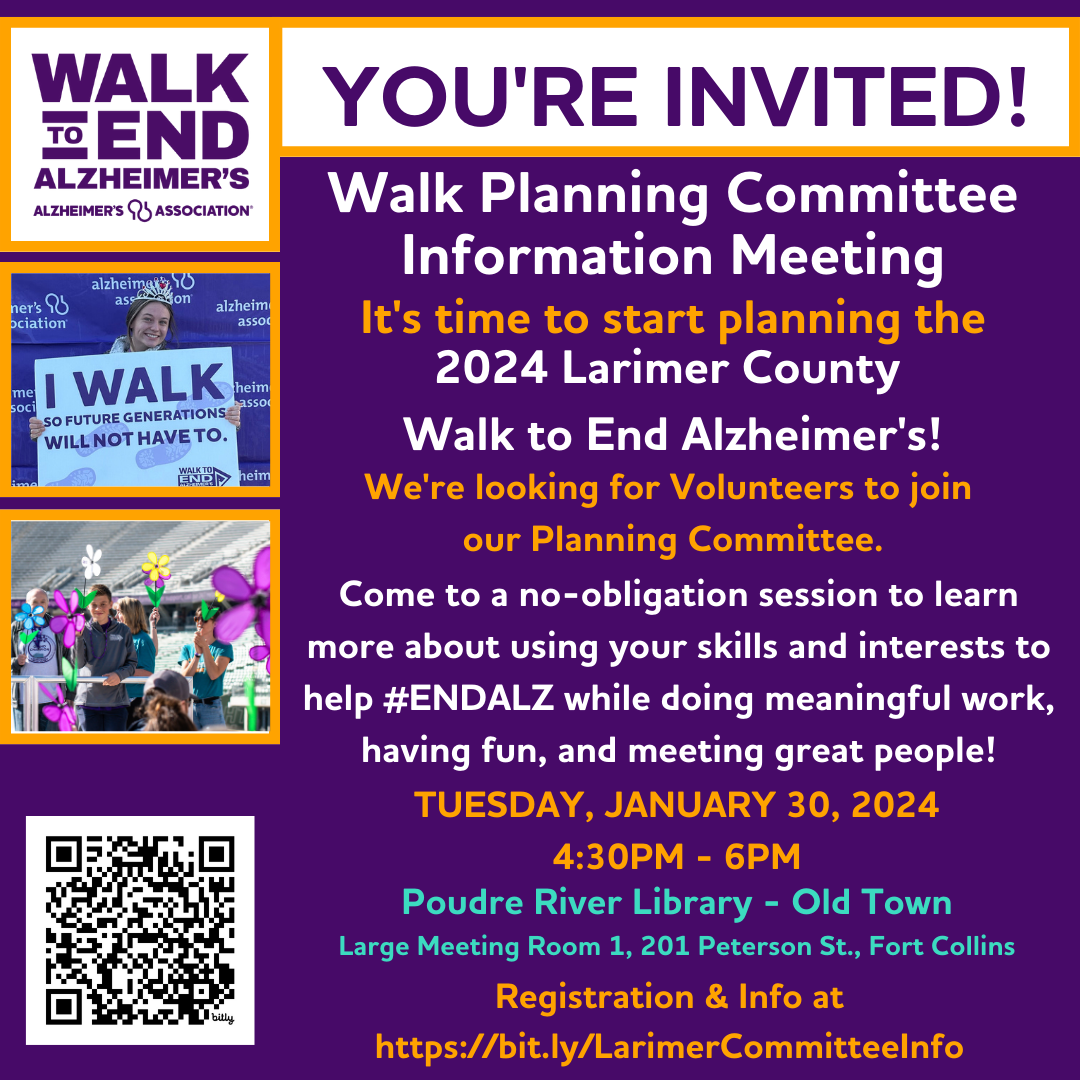 2024 Walk To End Alzheimer's - Larimer County, CO | Walk To End Alzheimer's