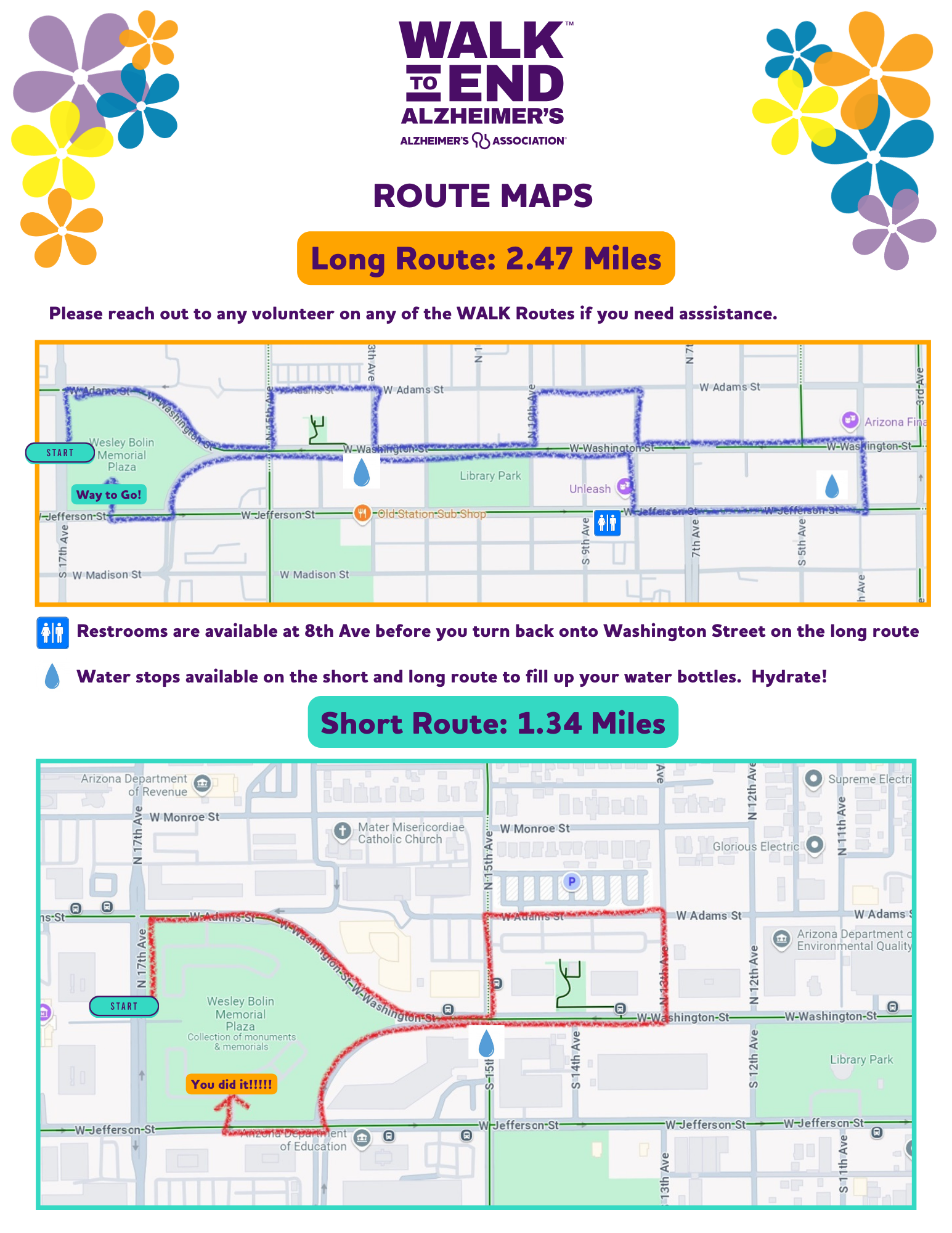 Phoenix WALK route 2024