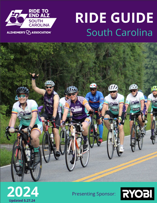 2024 Ride to End ALZ South Carolina News and Announcement Ride to