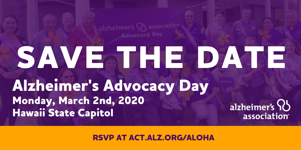 Hawaii Advocacy Day Save the Date 2020