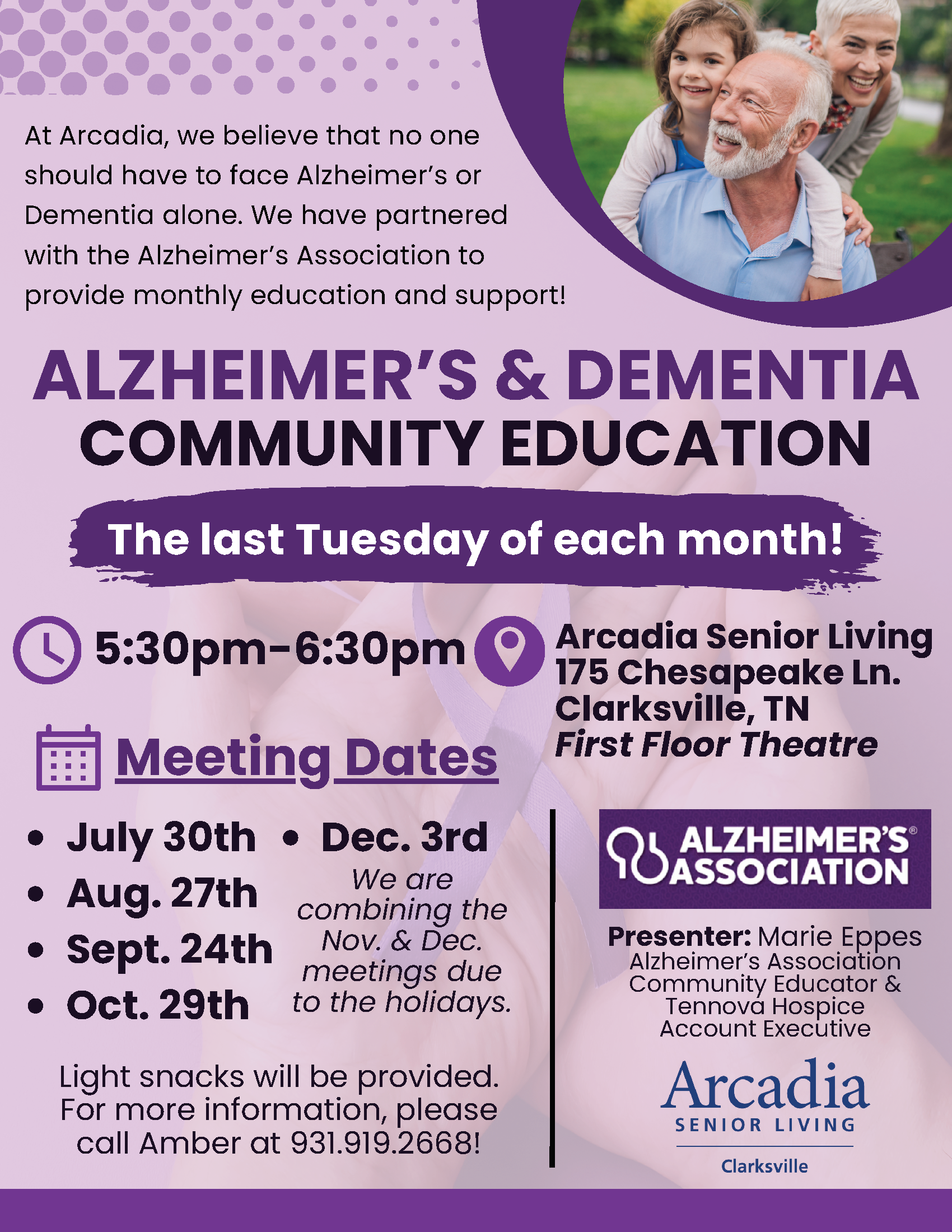 Clarksville Arcadia Alzheimer_s and Dementia Community Educa