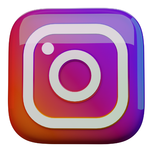 Logotipo 3D de Instagram
