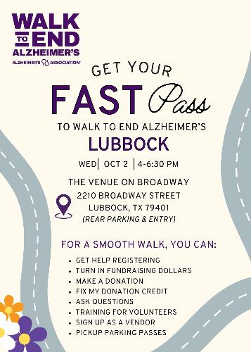 WALK to End Alzheimer's FAST Pass Night