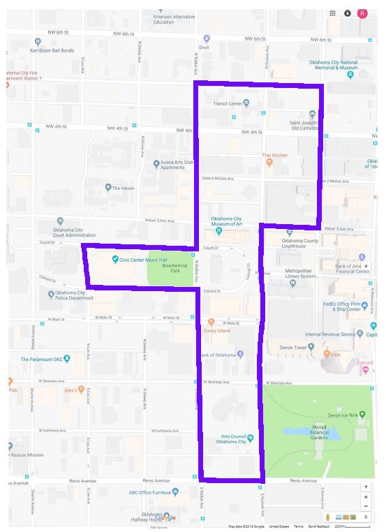 Okc Gang Map