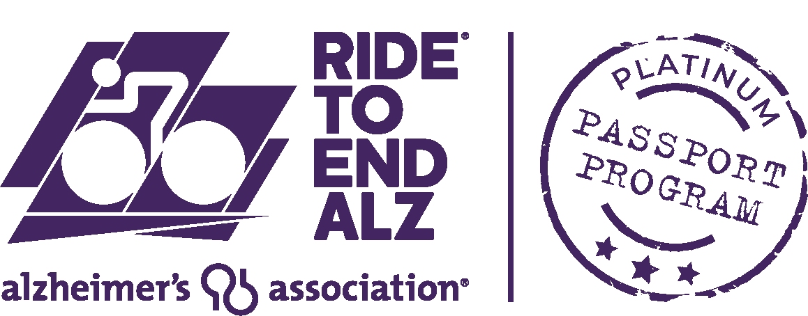 Ride to End ALZ Passport Logo