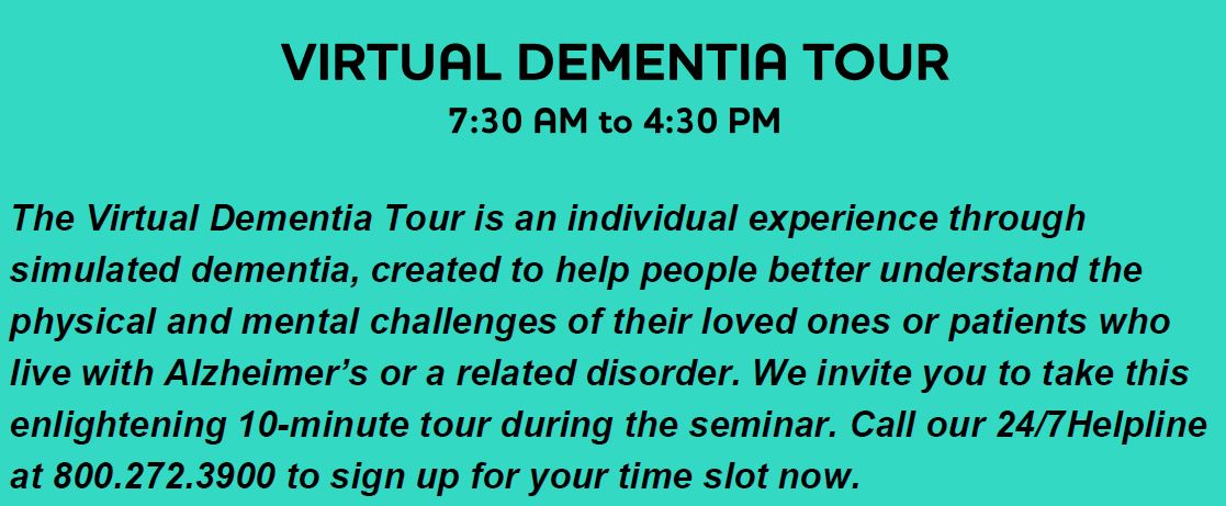 Virtual dementia tour