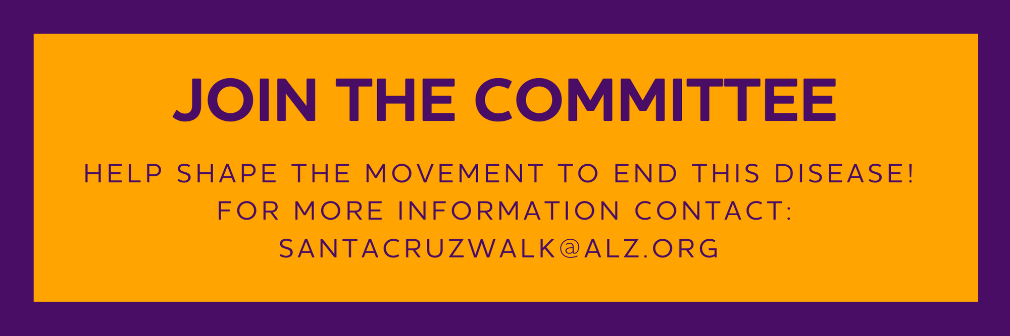 Join SC walk committee website button