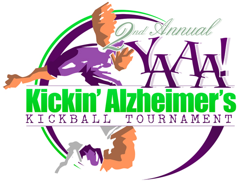 YAAA! Kickin' Alzheimer's logo