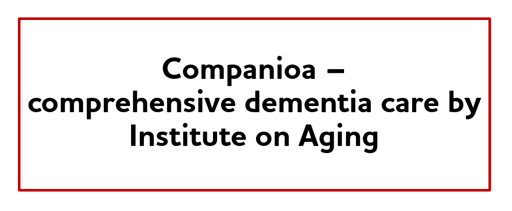 3. Companioa: atención integral de la demencia por el Instituto sobre el Envejecimiento (Nivel 3)