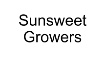 Sunsweet Growers. (Tier 3)