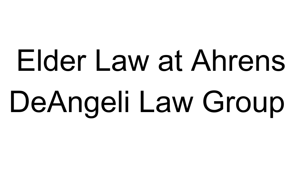 B. Elder Law at Ahrens DeAngeli Law Group (Tier 4)