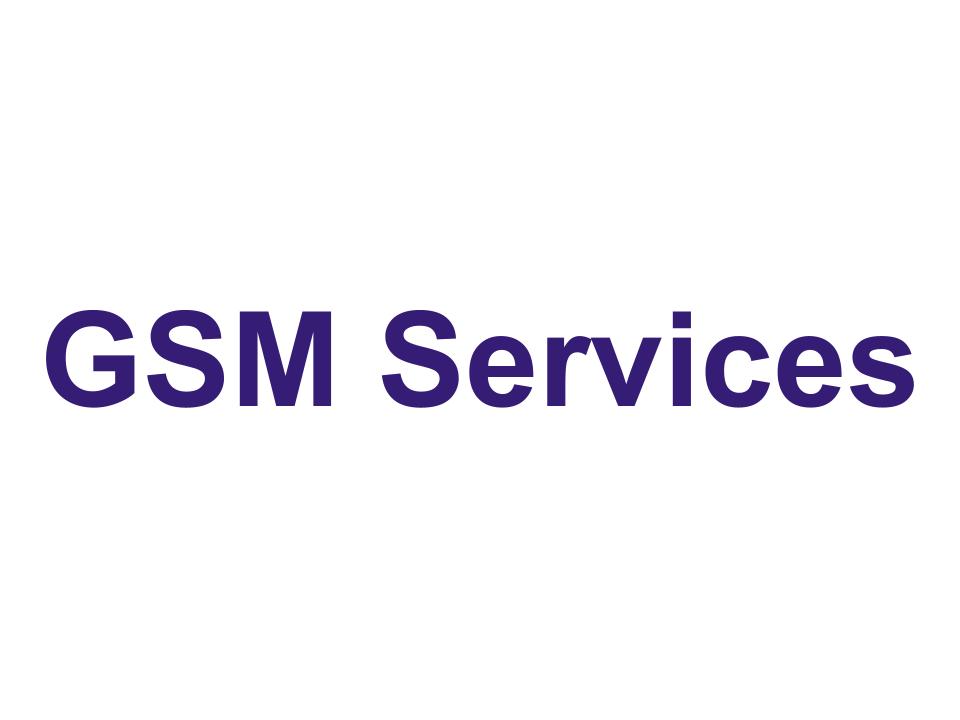 3a. GSM Services (Bronze)