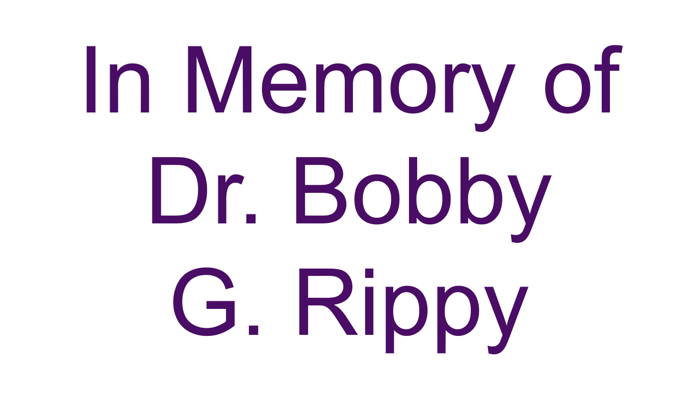 G. In Memory of Dr Bobby G Rippy (Tier 4)