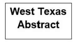 Z. West Texas Abstract (tier 4)