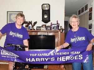 Mary and Linda walking to end Alzheimer's