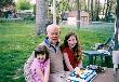 Dad with McKenzie & Macy on his 70th Bday. They loved Grandpa Ray