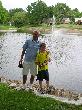 Fishing with Jake at Swindon Ct house