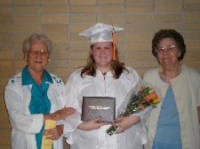 Nana, Grandma, and Myself at my High School Graduation in 2007
