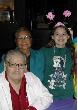 Granddaughter Mercedes Genelle with her Abuelitos on her 13th birthday.