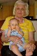 Mary and her great-grandson Brandon