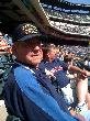 Dad at the TX Ranger & Kansas City Royal Game