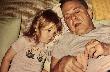 Hanging out with his youngest granddaughter in 1994
