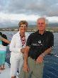 Wonderful shot of Mom and dad on whale watching cruise
