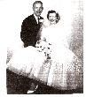 Elmer and Pat on their wedding day, June 14, 1958
