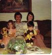 Kristin, Dad, Mom & Ryan Easter 1976