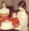 Kristin, Mom & Ryan - Ryan's 1st bday 1973