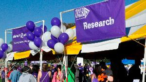 CU Alzheimer's - We're in the Research Tent at the Walk!