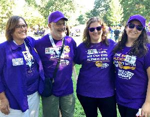 My family at the 2017 Walk