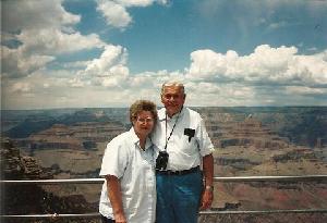 Mamá y papá en el Gran Cañón muchos años antes Alzheimer's golpeado