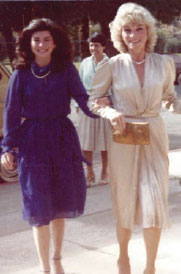 Elizabeth and Judy in 1981.